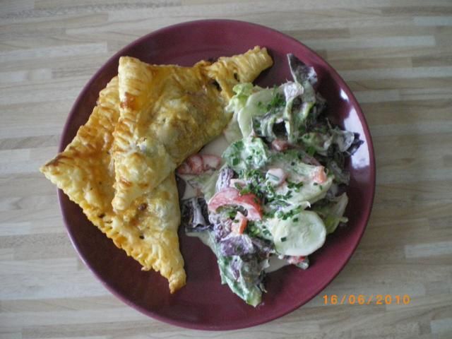 paszteciki z baklazanem (oberzyna)