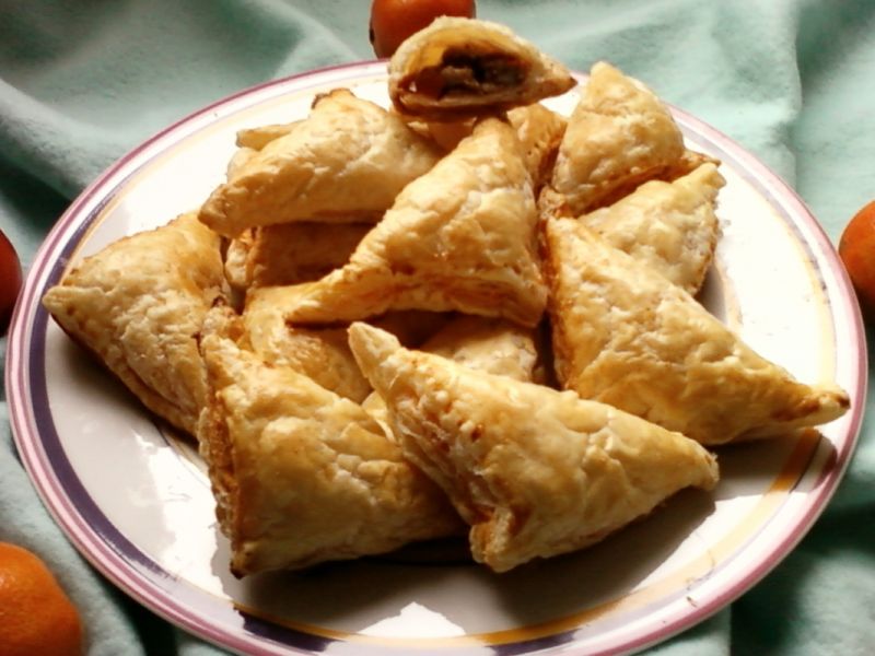 Paszteciki z ciasta francuskiego Paszteciki z ciasta francuskiego