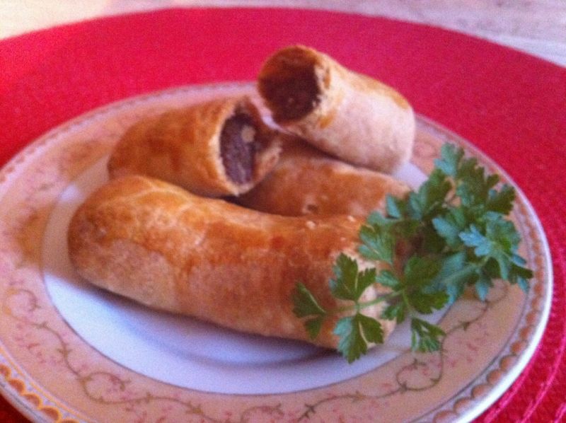 Paszteciki z nadzieniem kapuściano-grzybowym