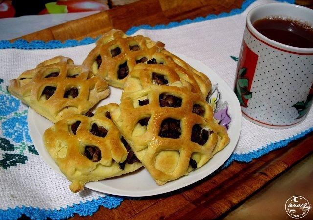 Paszteciki z pieczarkami Paszteciki z pieczarkami