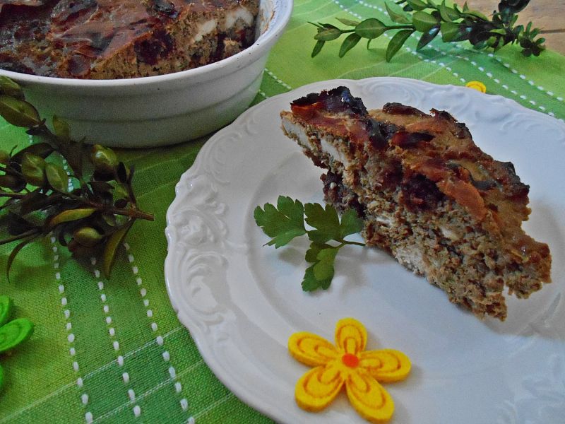 Pasztet drobiowo-wieprzowy z żurawiną Pasztet drobiowo-wieprzowy z żurawiną