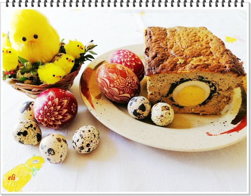 Pasztet drobiowy Eli z jajkiem i pokrzywą