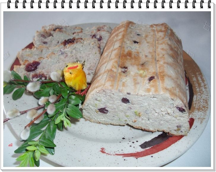 Pasztet drobiowy Eli z pistacjami i żurawiną