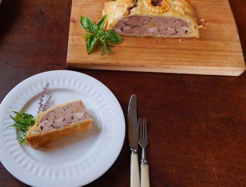 Pasztet ''poduszka pięknej Aurory'' Pasztet ''poduszka pięknej Aurory''