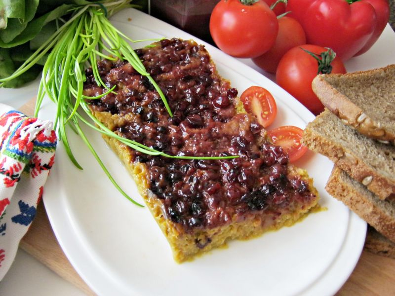 Pasztet porosołowy z żurawiną