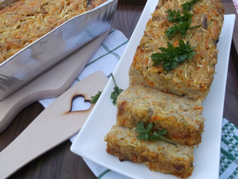 Pasztet z cukinii i pieczarek