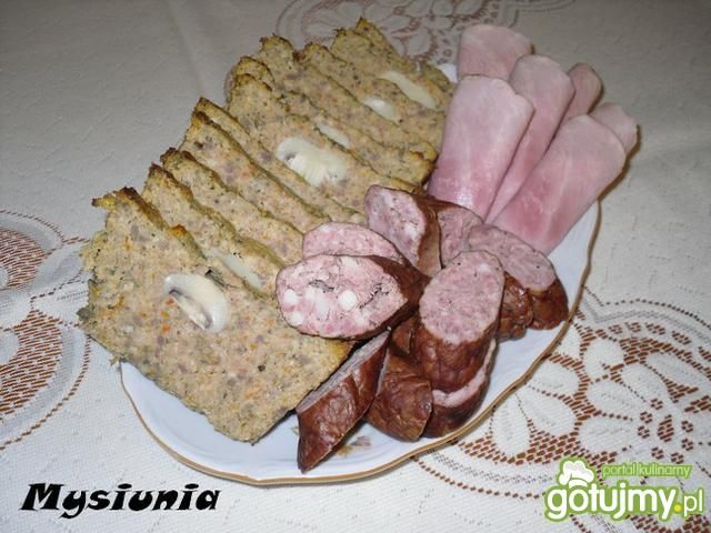 Pasztet z gęsi z pieczarkami
