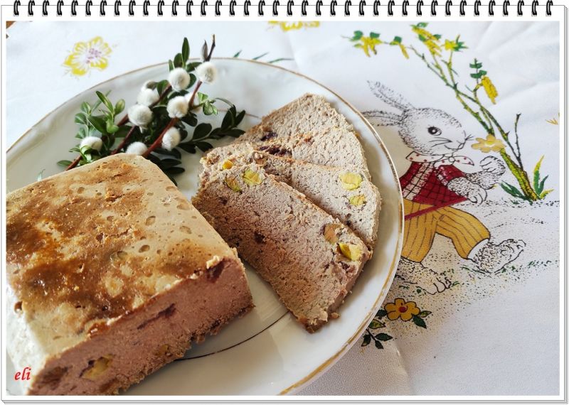 Pasztet z kaczki Eli z żurawiną i pistacjami Pasztet z kaczki Eli z żurawiną i pistacjami