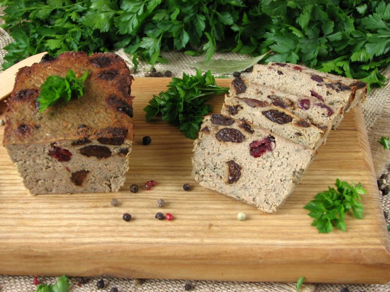 Pasztet z kaczki z bakaliami 