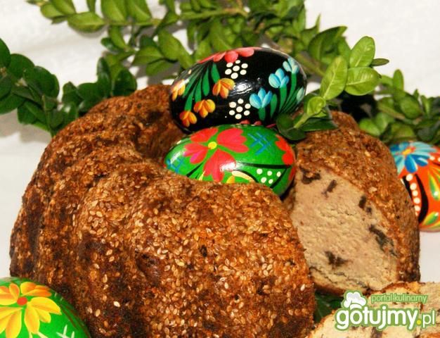 Pasztet z kurczaka z grzybami 