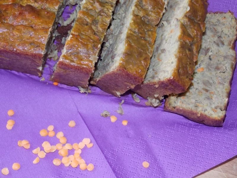 Pasztet z soczewicy z marchewką Pasztet z soczewicy z marchewką