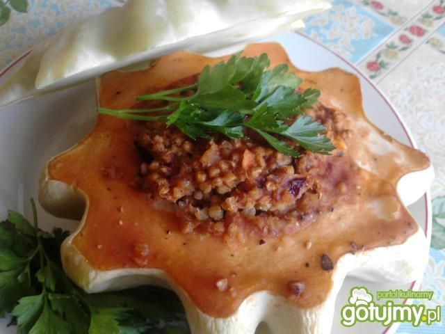 Patison faszerwany kaszą Patison faszerwany kaszą