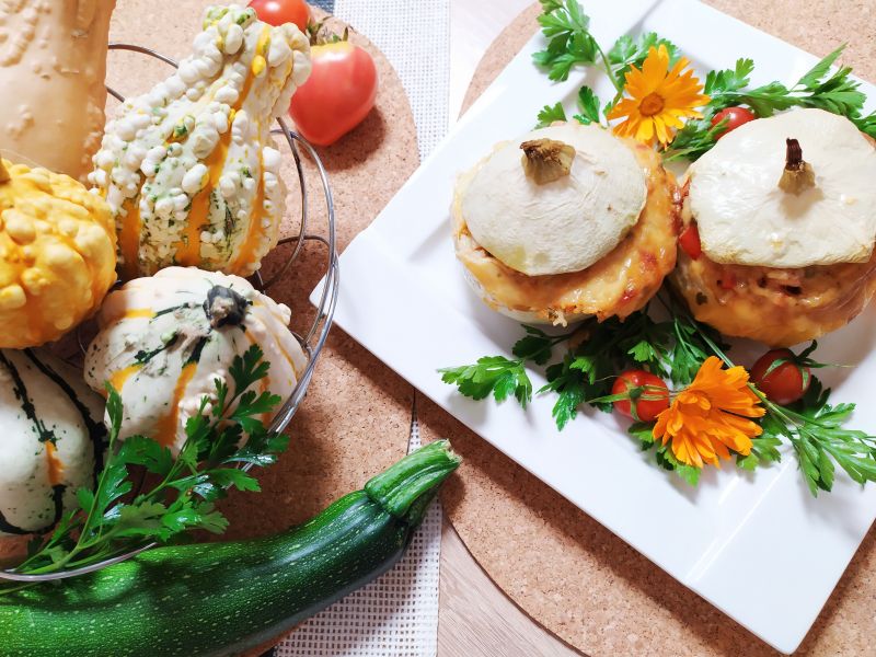 Patisony faszerowane