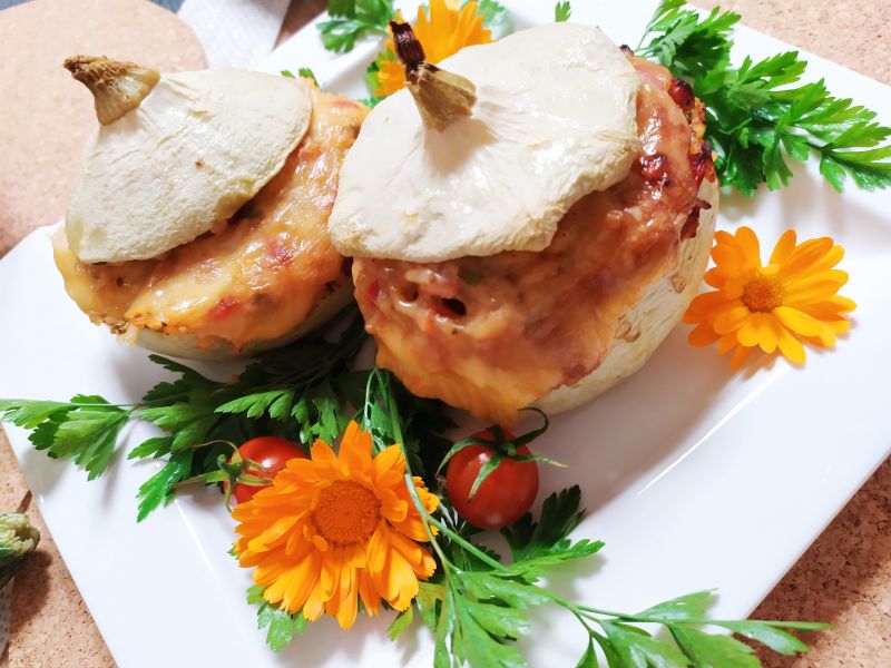 Patisony faszerowane