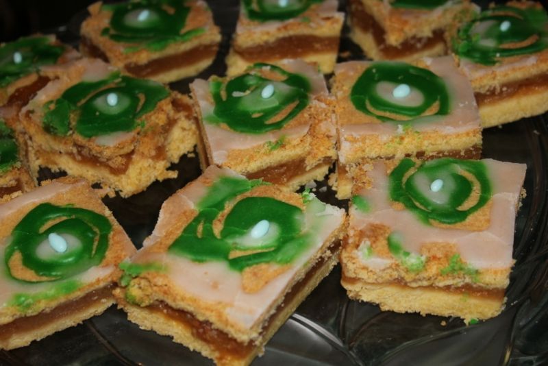 Pawie oczko z jabłkami 