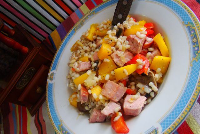 Pęczak z dynią i jesiennymi warzywami Pęczak z dynią i jesiennymi warzywami