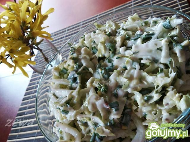 Pekinka ze szczypiorkiem i rzeżuchą