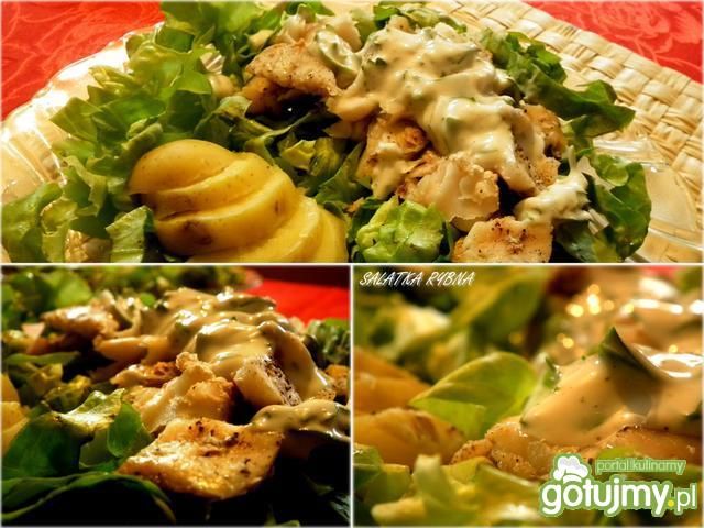 Pełnowartosciowy obiad w formie sałatki