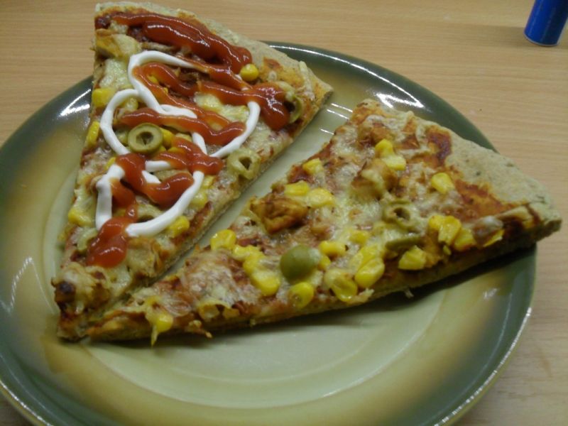 Pełnoziarnista pizza