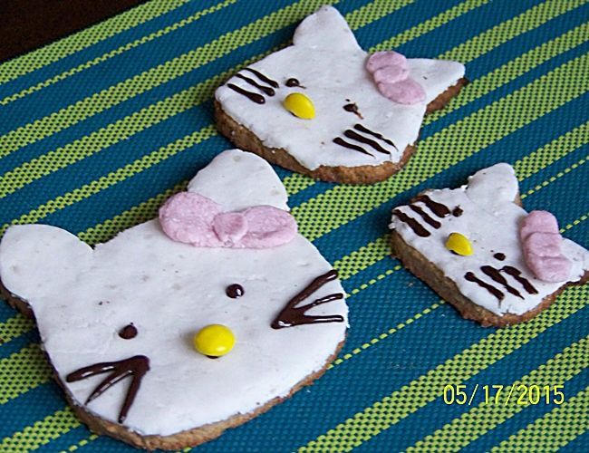 Pełnoziarniste ciasteczka Hello Kitty Pełnoziarniste ciasteczka Hello Kitty
