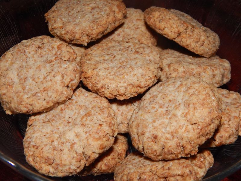 Pełnoziarniste ciasteczka na trawienie