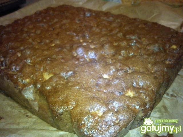 Pełnoziarniste ciasto z jabłkami