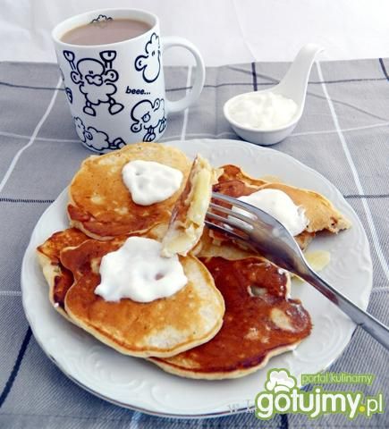 Pełnoziarniste racuchy z jabłkami Pełnoziarniste racuchy z jabłkami