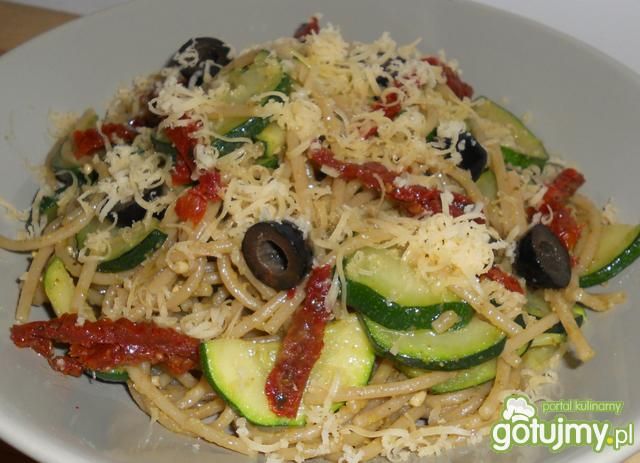 Pełnoziarniste spaghetti z pesto