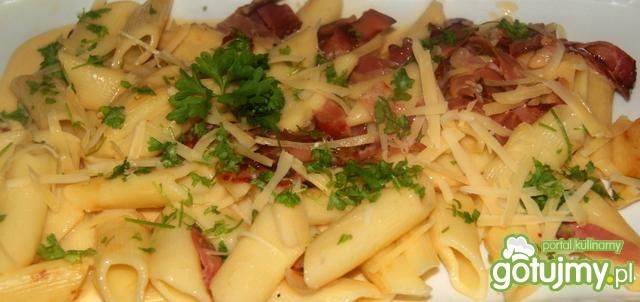 Penne prawie carbonara wg Buni Penne prawie carbonara wg Buni