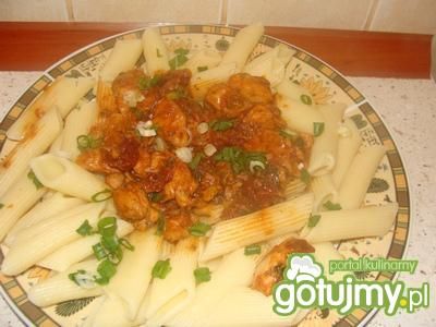Penne w sosie z suszonymi pomidorami  Penne w sosie z suszonymi pomidorami