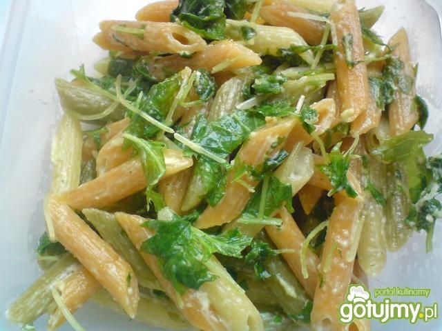Penne z mascarpone i rukolą Penne z mascarpone i rukolą