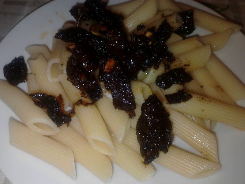Penne z suszonymi pomidorami