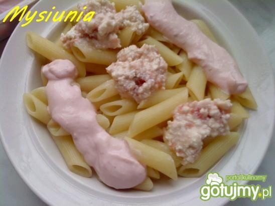 Penne z twarożkiem na słodko Penne z twarożkiem na słodko