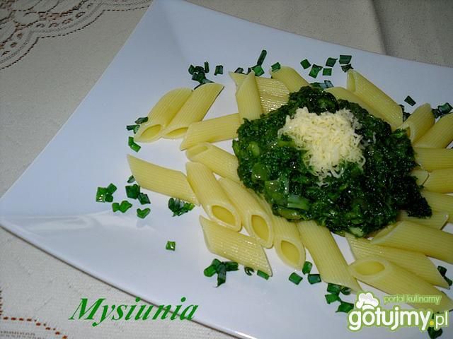 Penne ze szpinakiem
