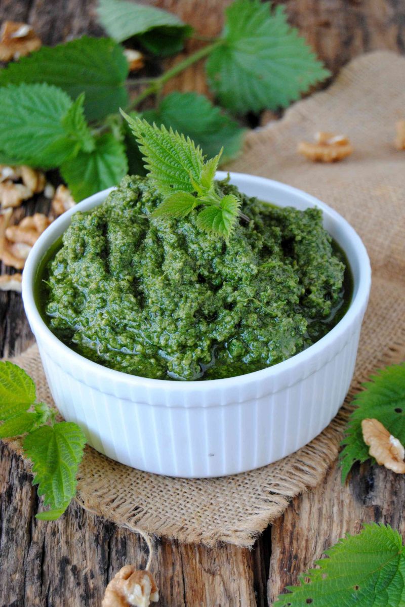 Pesto z pokrzywy Pesto z pokrzywy