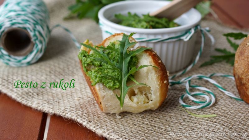 Pesto z rukoli z orzeszkami  Pesto z rukoli z orzeszkami