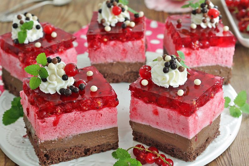 Pianka porzeczkowo czekoladowa 