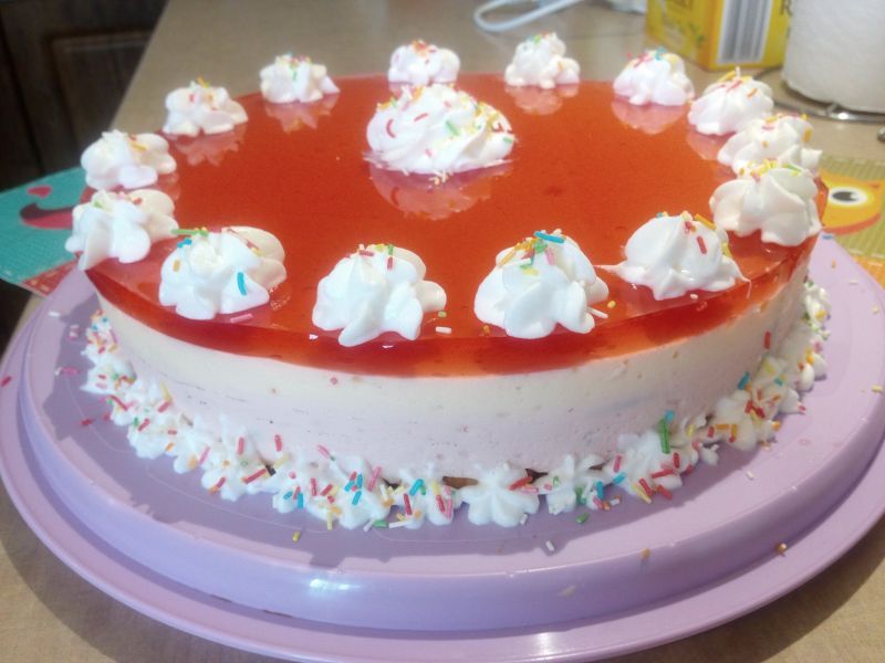 Pianka truskawkowo - brzoskwiniowa