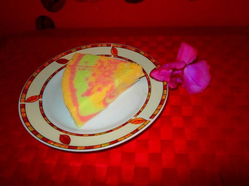 Pianka z mleka skondensowanego i z galaretek Pianka z mleka skondensowanego i z galaretek