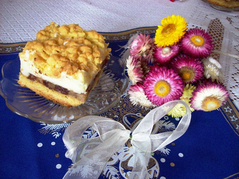 Piankowiec  z gruszkami i czekoladą