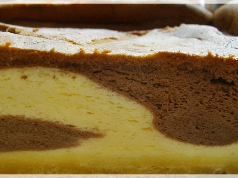 Piankowy sernik migdałowo-kakaowy