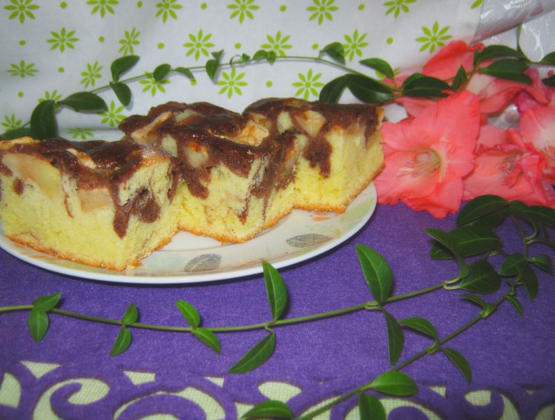 Piaskowe ciasto z jabłkami Piaskowe ciasto z jabłkami