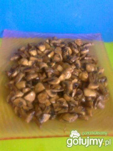 pieczarki duszone z bazylią  pieczarki duszone z bazylią