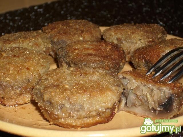 Pieczarki faszerowane