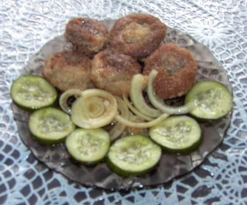 Pieczarki marynowane