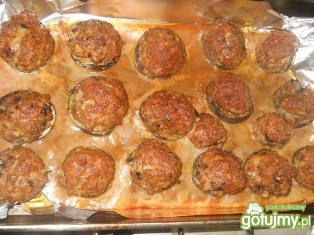 Pieczarki nadziewane mielonym Pieczarki nadziewane mielonym