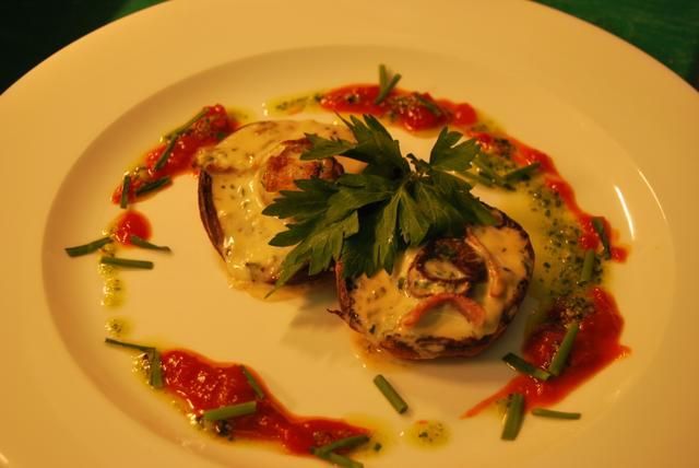 Pieczarki nadziewane owczym serem Pieczarki nadziewane owczym serem