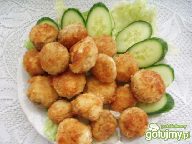 Pieczarki nadziewane pasztetem