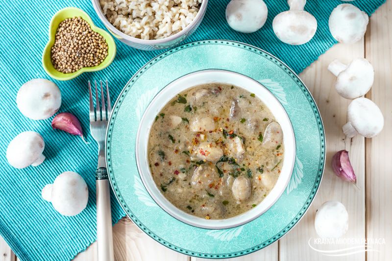 Pieczarki po tajsku Pieczarki po tajsku