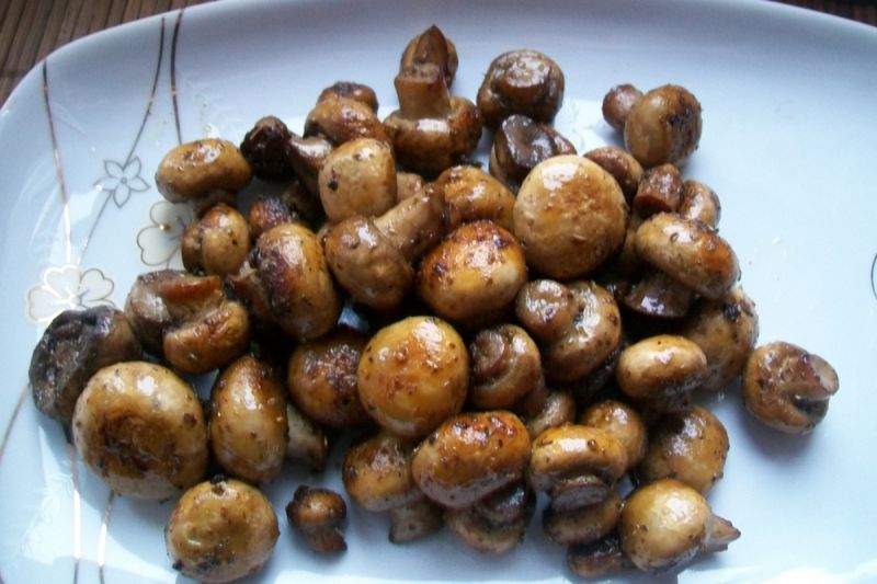 Pieczarki smażone-dodatek do obiadu Pieczarki smażone-dodatek do obiadu